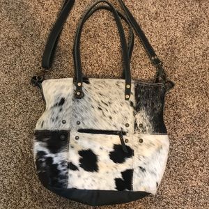 Cowhide bag